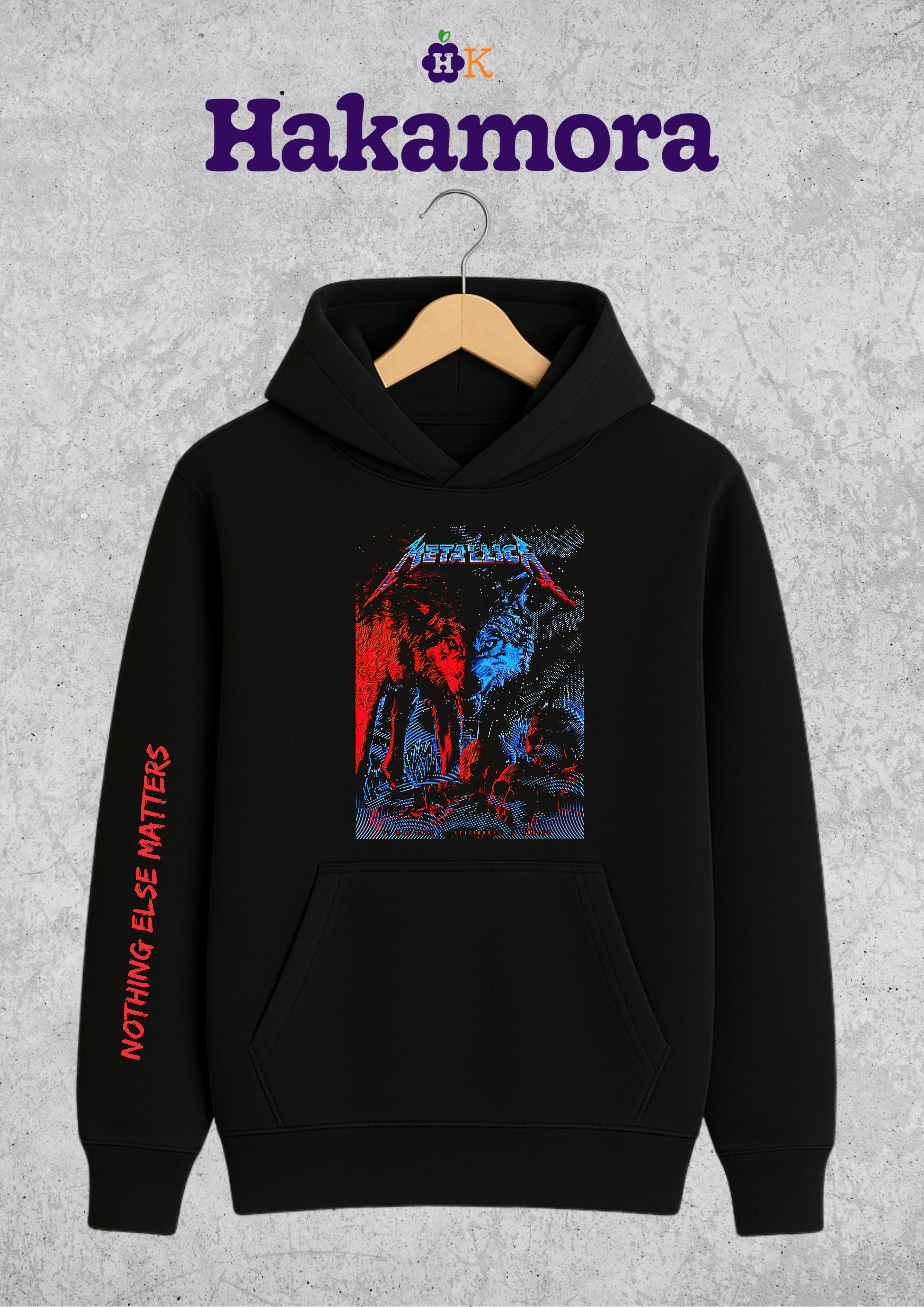 Buso Rock Metallica Wolf